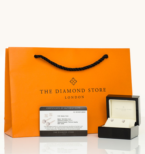 Diamond certificates provided by The Diamond Store co uk